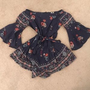 Flowy off the shoulder Romper